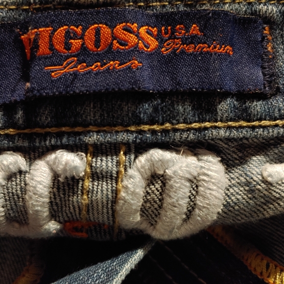 Vigoss Vintage Y2K Love Jeans Juniors 9/10 - Picture 11 of 14